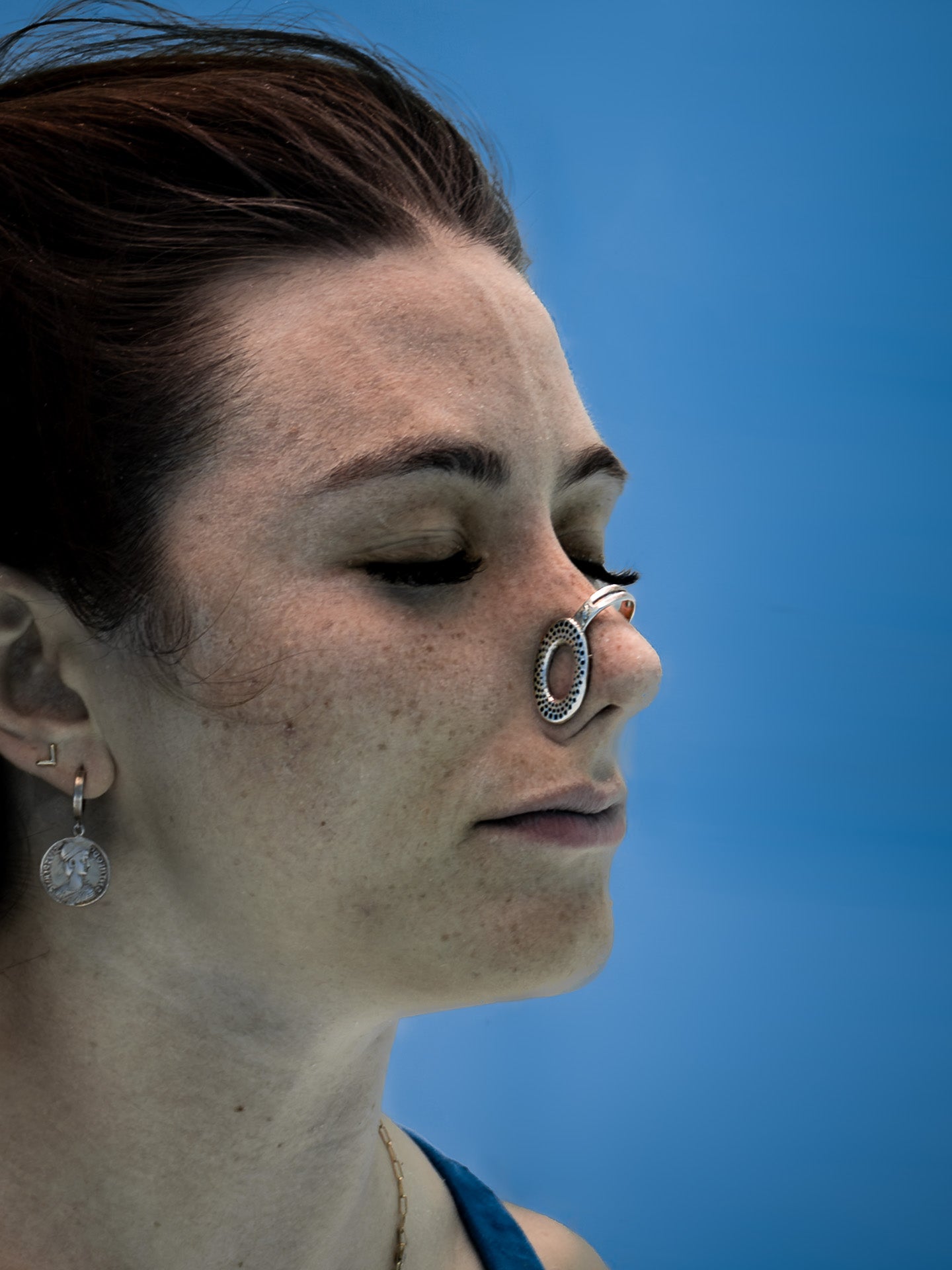 アクセサリー nopi Freediving Nose Clip – Stainless Steel | FreeXperience Mini
