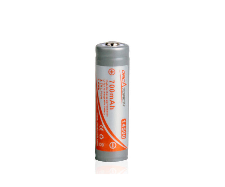 Rechargeable battery - ORCATORCH 14500